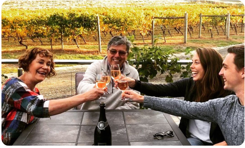 a man and a woman posing for a picture